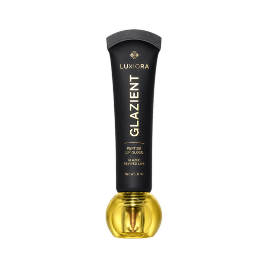 Warm caramel Glazient peptide gloss