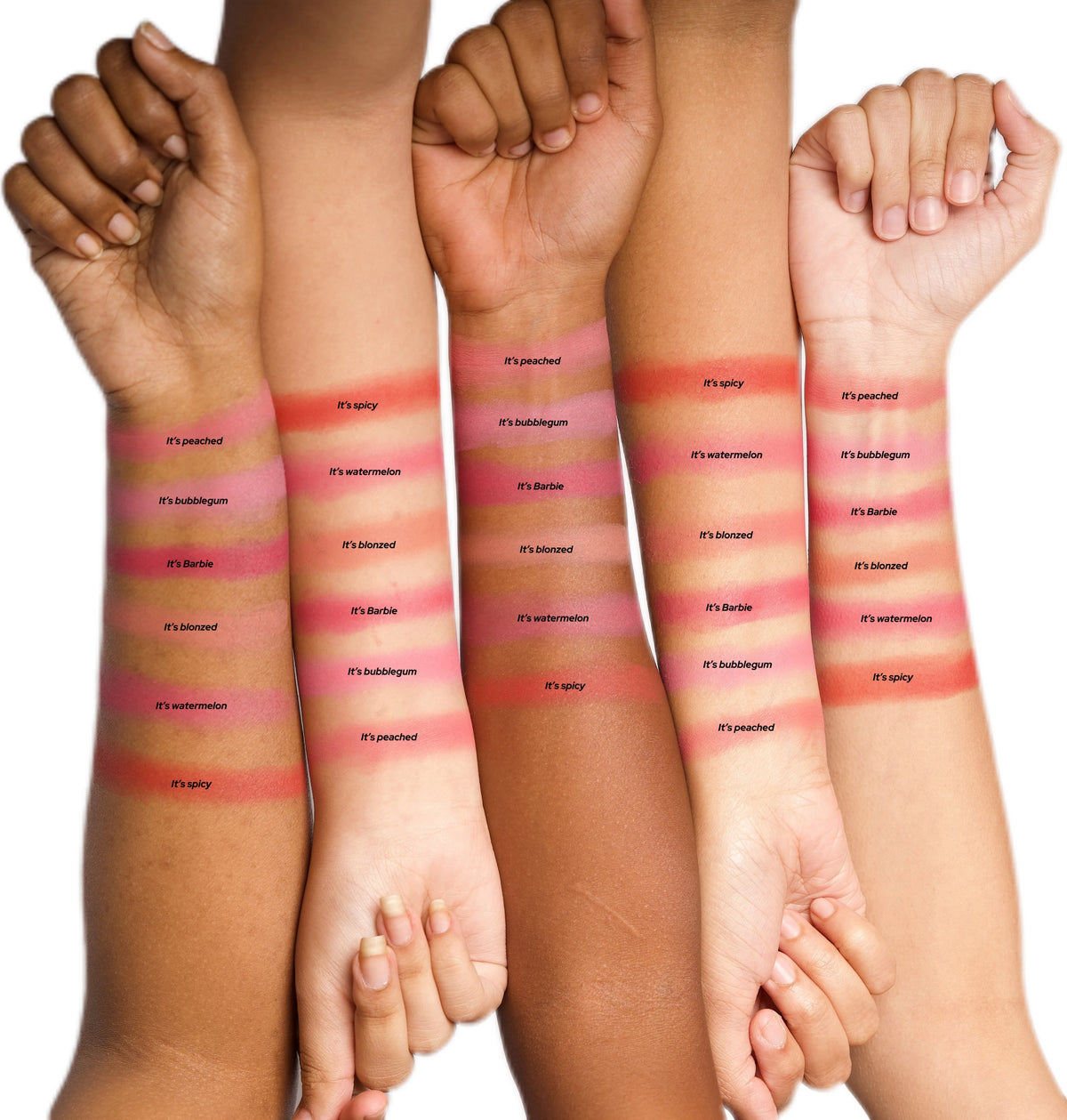 Its_bubblegum Neon Pink blush for Medium to Deep skin