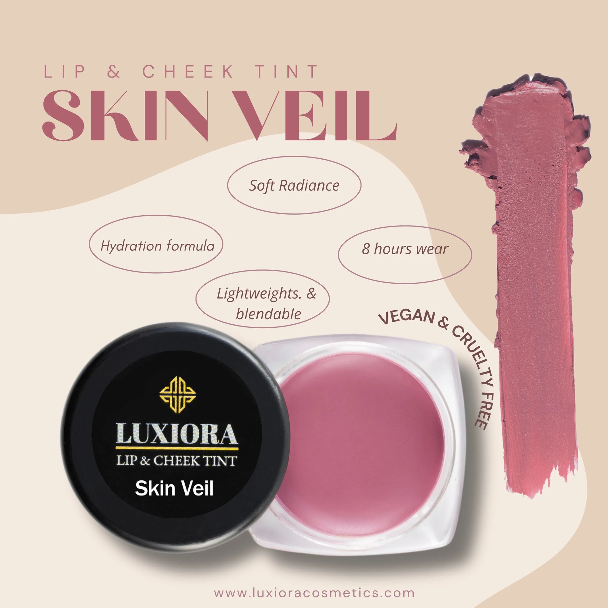 #color_Skin Veil- A Mauve Pink       Skin Veil Lip and Cheek Tint