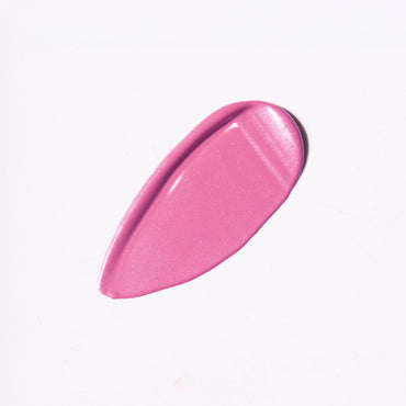 Lustrous Pop Firy Red gloss by Luxiora, cruelty-free, intense red shine, hydrating lip gloss for all skin tones