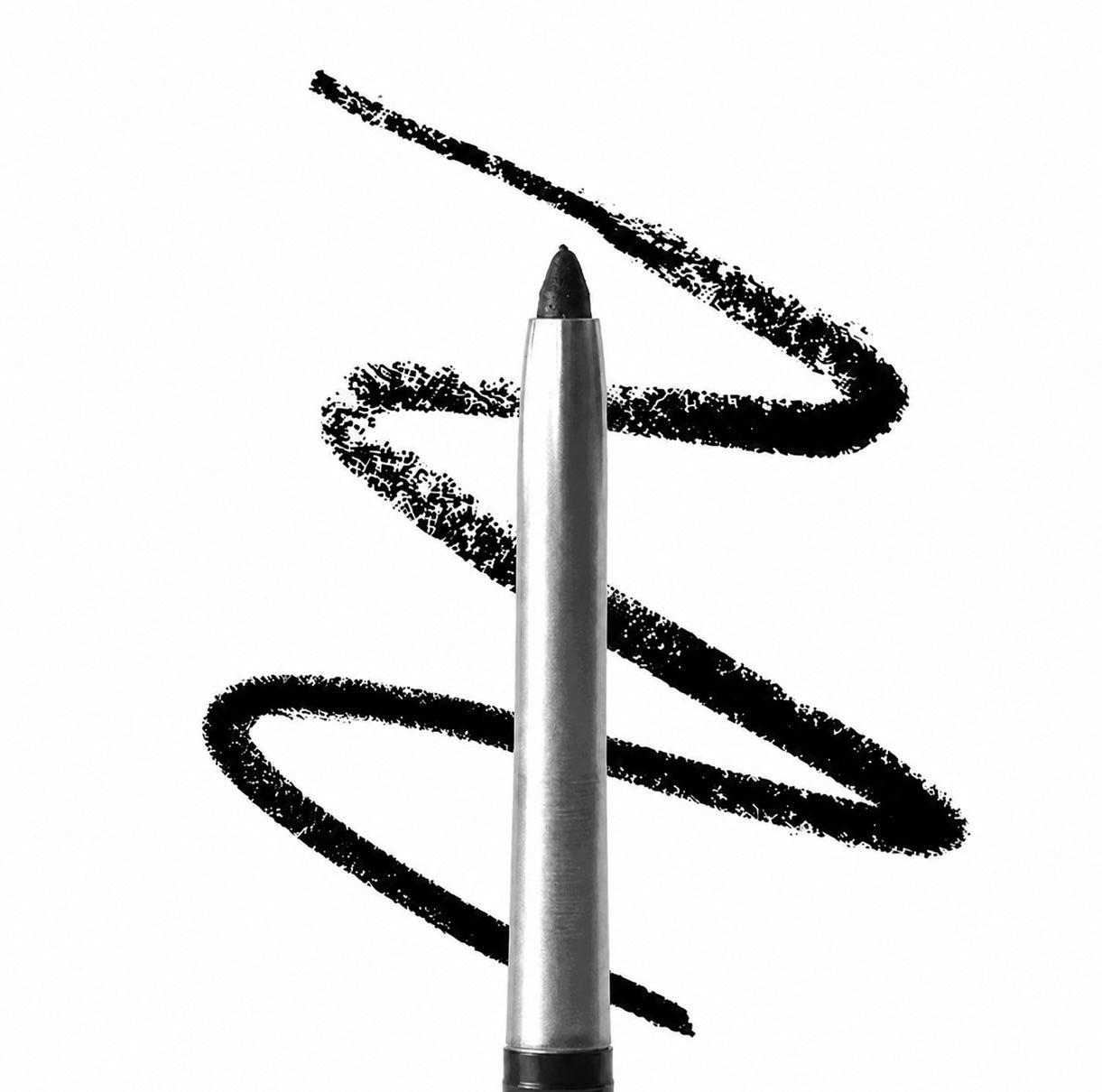 Black kohl kajal one stroke swatch on hand