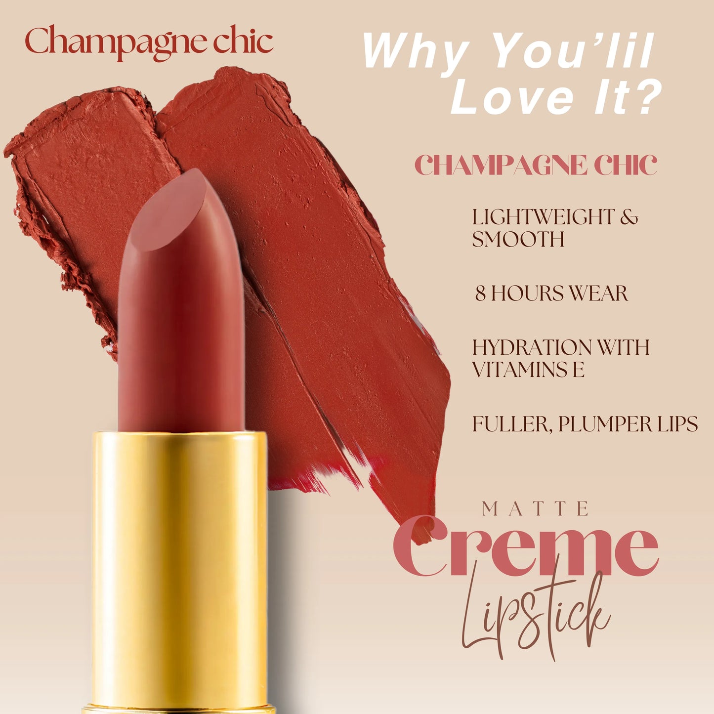 Champagne Chic-Mauve Soft Pink With Coral Hints