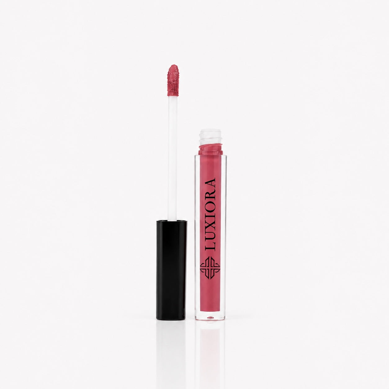 Crush Tone berry pink velvet matte liquid lipstick tube, transfer-proof