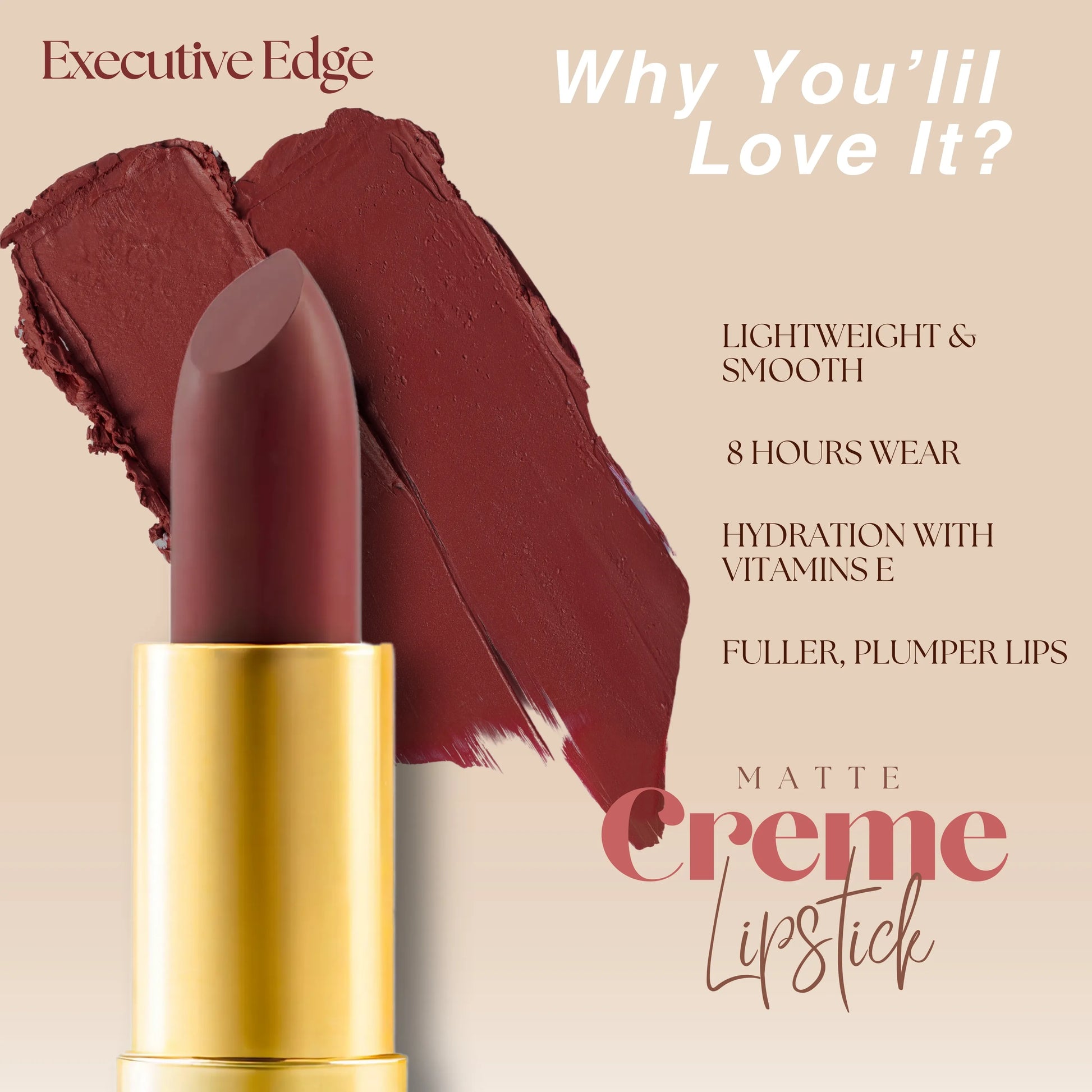 Executive Edge- Soft Plum, Brown Nude