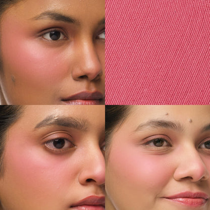 Its_bubblegum Neon Pink blush for  Medium to Deep skin