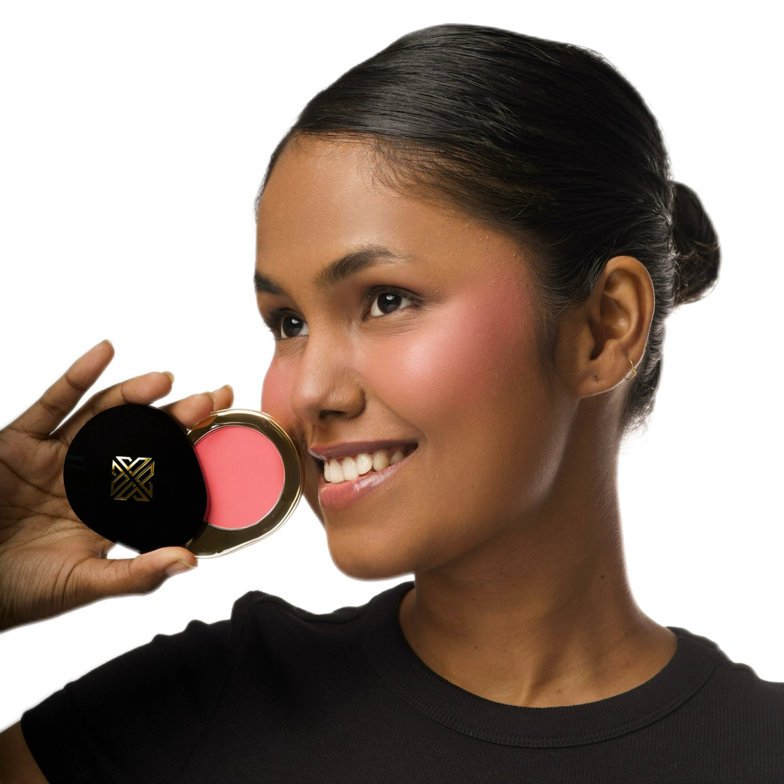 Its_bubblegum Neon Pink blush for  Medium to Deep skin