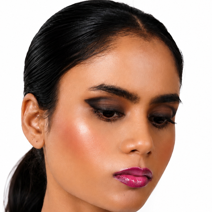 Kohl kajal on fair medium and deep Indian skin tones