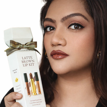 Latte Brown lip kit founder