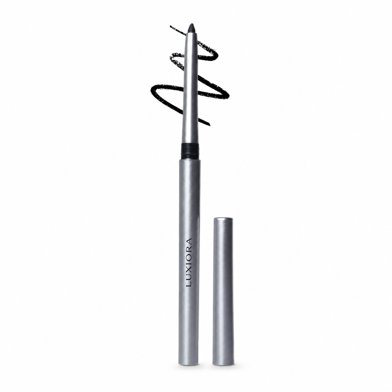 Luxiora Jet Matte Kohl Kajal black smudge proof pencil. kohl kajal safe for sensitive skin 