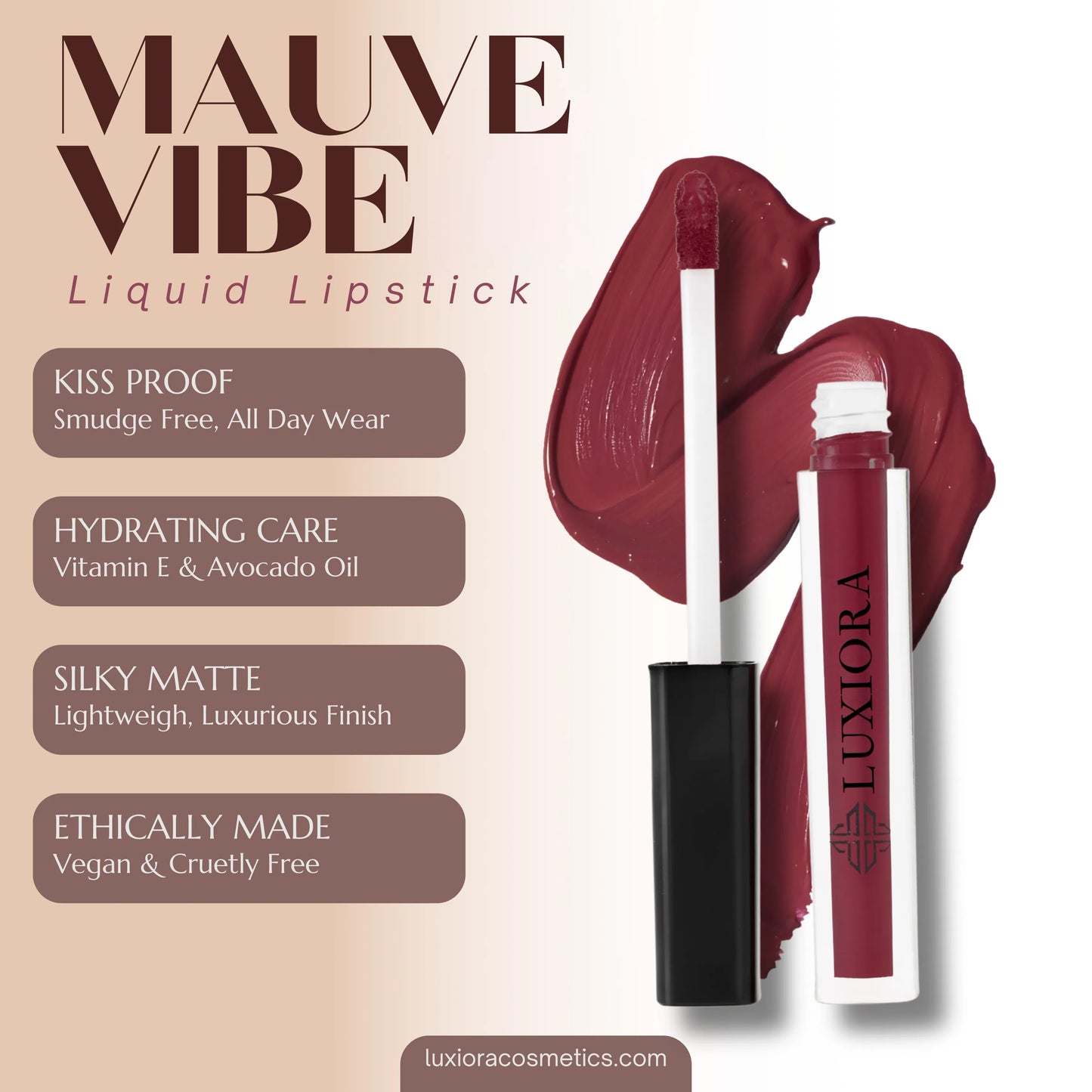 Pookie pink lip kit mauve vibe